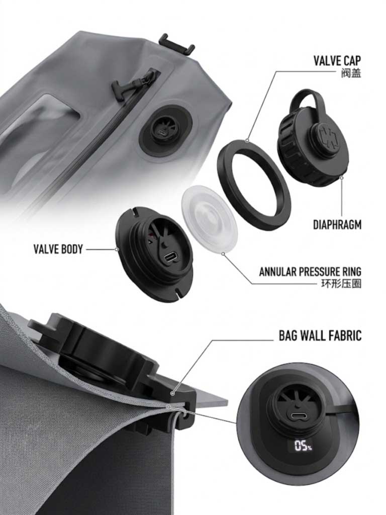 စိတ်ကြိုက် ဖုန်စုပ်အိတ် ထုတ်လုပ်မှု — Welded TPU