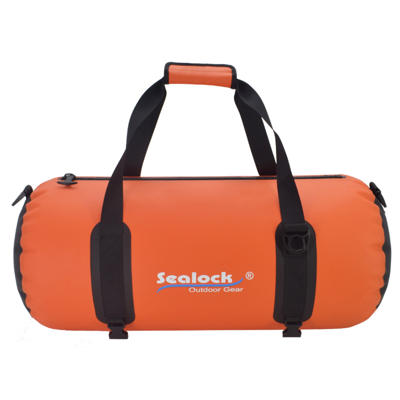 Airtight Zipper ပါသော TPU ရေစိုခံစွန့်စားခန်း Duffel အိတ်