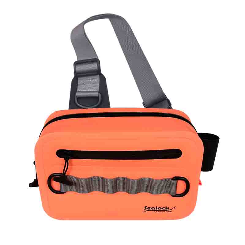 Airtight Zipper ပါသော ရေစိုခံ Sling Waist Pack